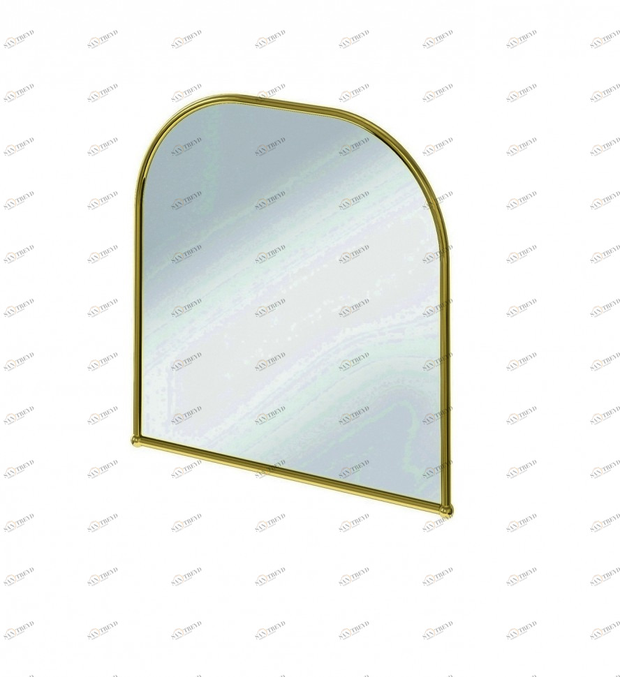 Зеркало с полукруглым верхом [A38 GOL]  Burlington A38 GOL 700 x 28 x 700 