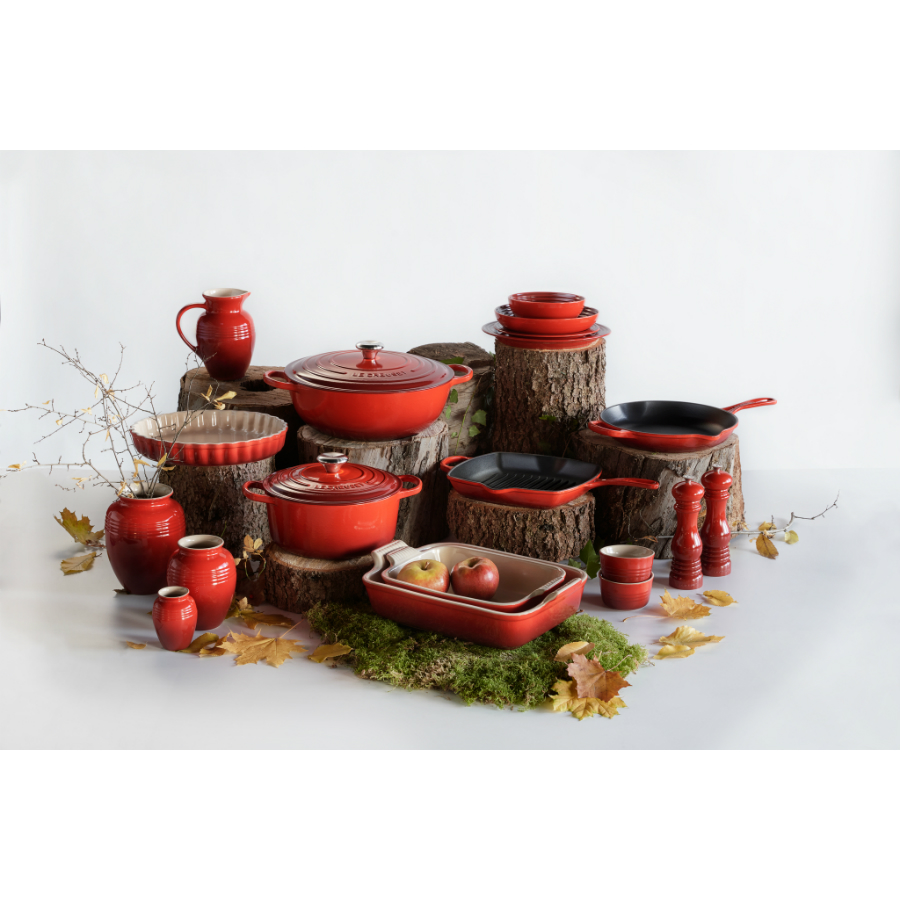 Сковорода чугунная Le Creuset, Ø20 см, бордовая 20182200600422 - Вид №1