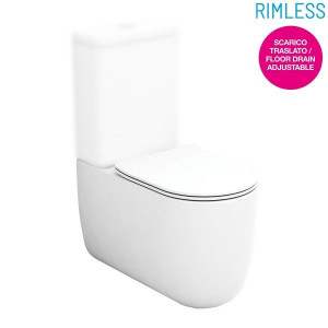 MIL130313 Компакт унитаз с бачком Черный Olympia Ceramica Milady Италия