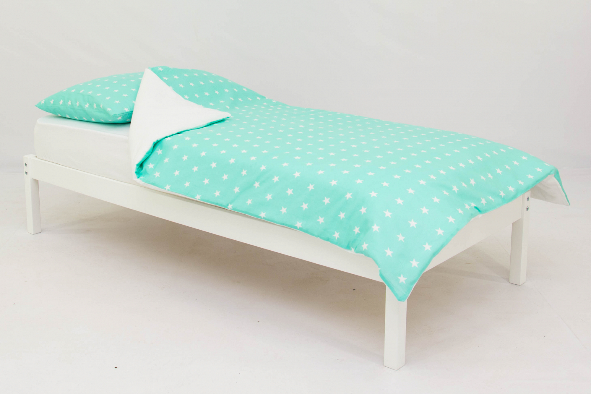 Детское постельное белье "Звезды", мятный фон БЕЛЬМАРКО  327377 Голубой Santreyd  - Вид №1