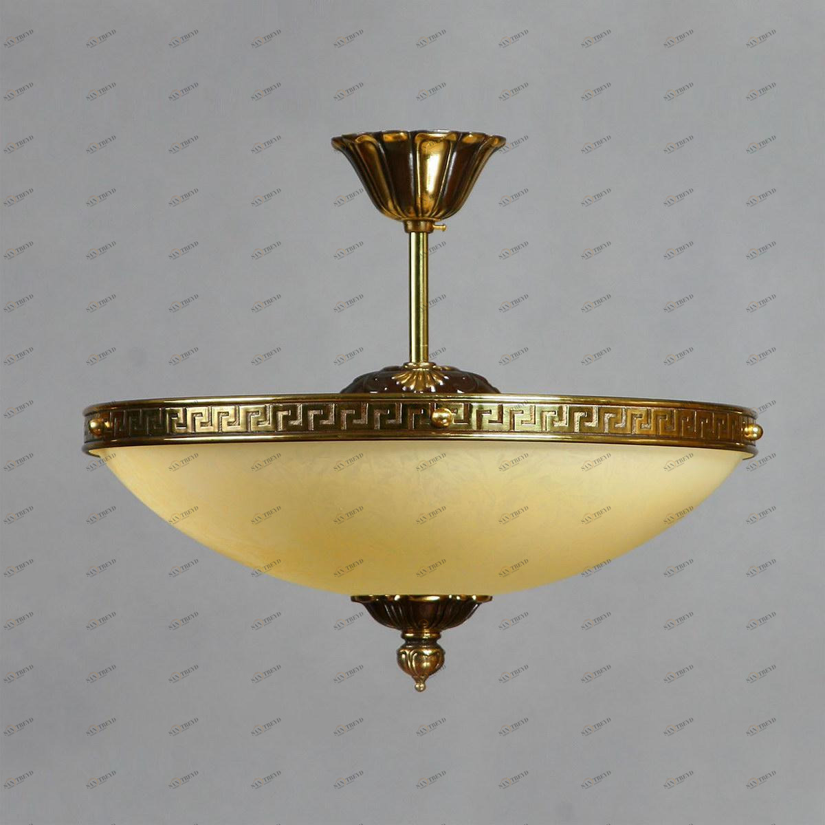 Потолочный светильник Ambiente Tenerife 02166/40 PL PB AMBIENTE ДИЗАЙНЕРСКИЕ, TENERIFE 201284 Бронза;желтый 