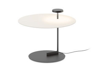 Металлическая светодиодная напольная лампа с полкой