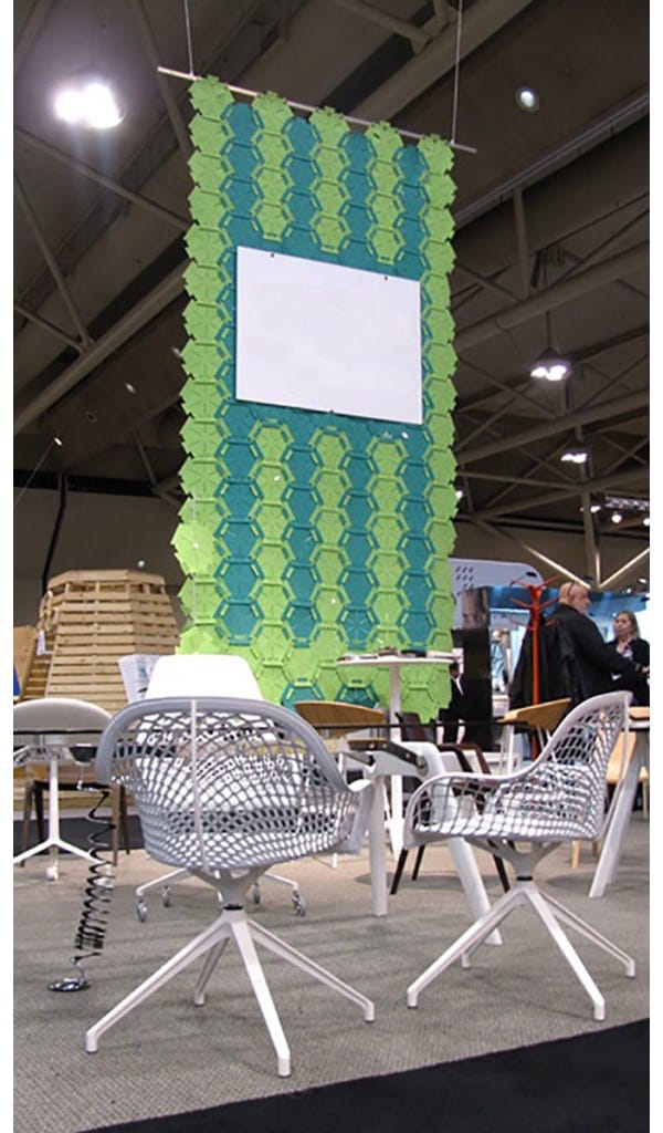 Акустическая подвесная панель из ПЭТ Slalom войлок ARCH-00038651 - Вид №4