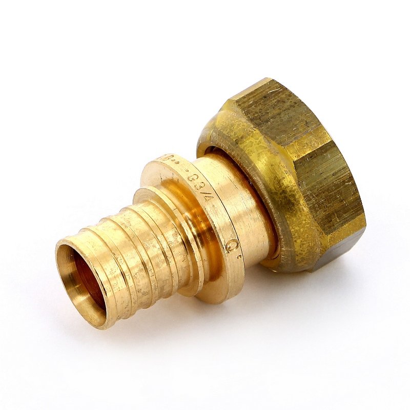 REHAU Муфта надвижная с накидной гайкой ВР 20х3/4" RAUTITAN RX бронза 366078456338 - Вид №1