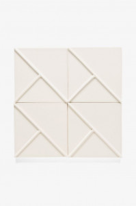 ARDF11 Декоративная полевая плитка Architectonics Handmade Odyssey с тиснением Logic 6 дюймов x 6 дюймов Waterworks