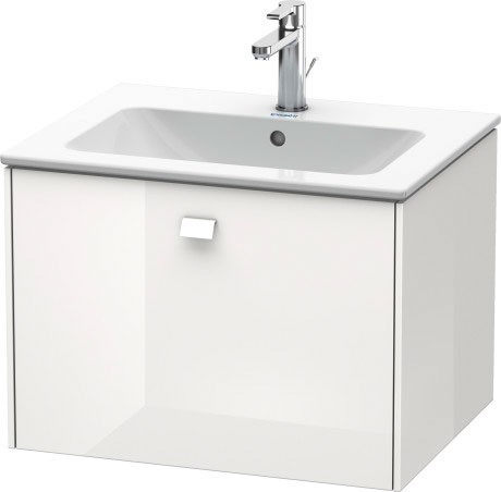 BR400100909 Brioso Тумбочка подвесная Светло-голубой матовый декор Duravit - Вид №2