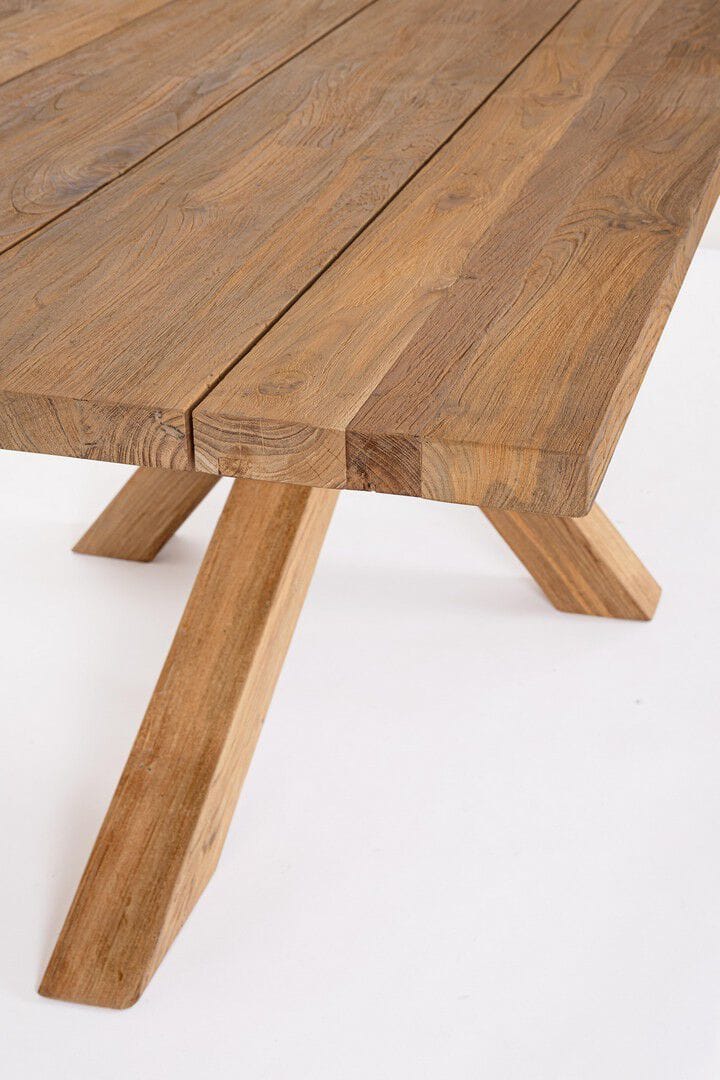 Прямоугольный садовый стол из тикового дерева BIZZOTTO JERSEY ARCH-00109246 - Вид №1