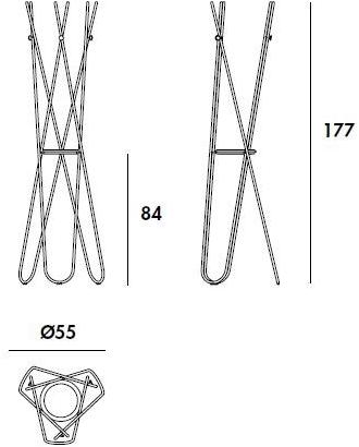 Sovet italia Вешалка из металла sun-id-1405092 - Вид №4