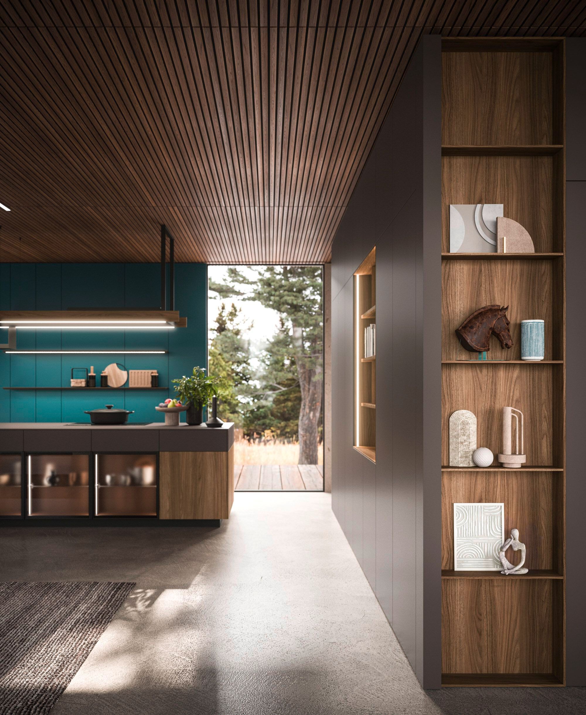 Встроенная кухня с островом Arrital Ak_Project ARCH-00064132 - Вид №3