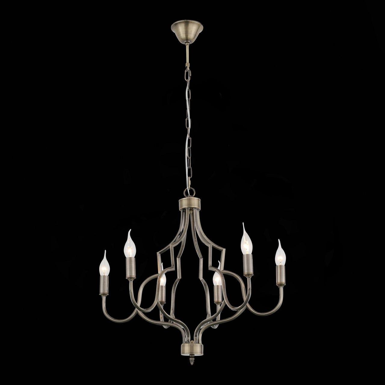 Подвесная люстра ST Luce Forza SL365.303.06 ST LUCE ДИЗАЙНЕРСКИЕ, FORZA 138186 Бронза  - Вид №3