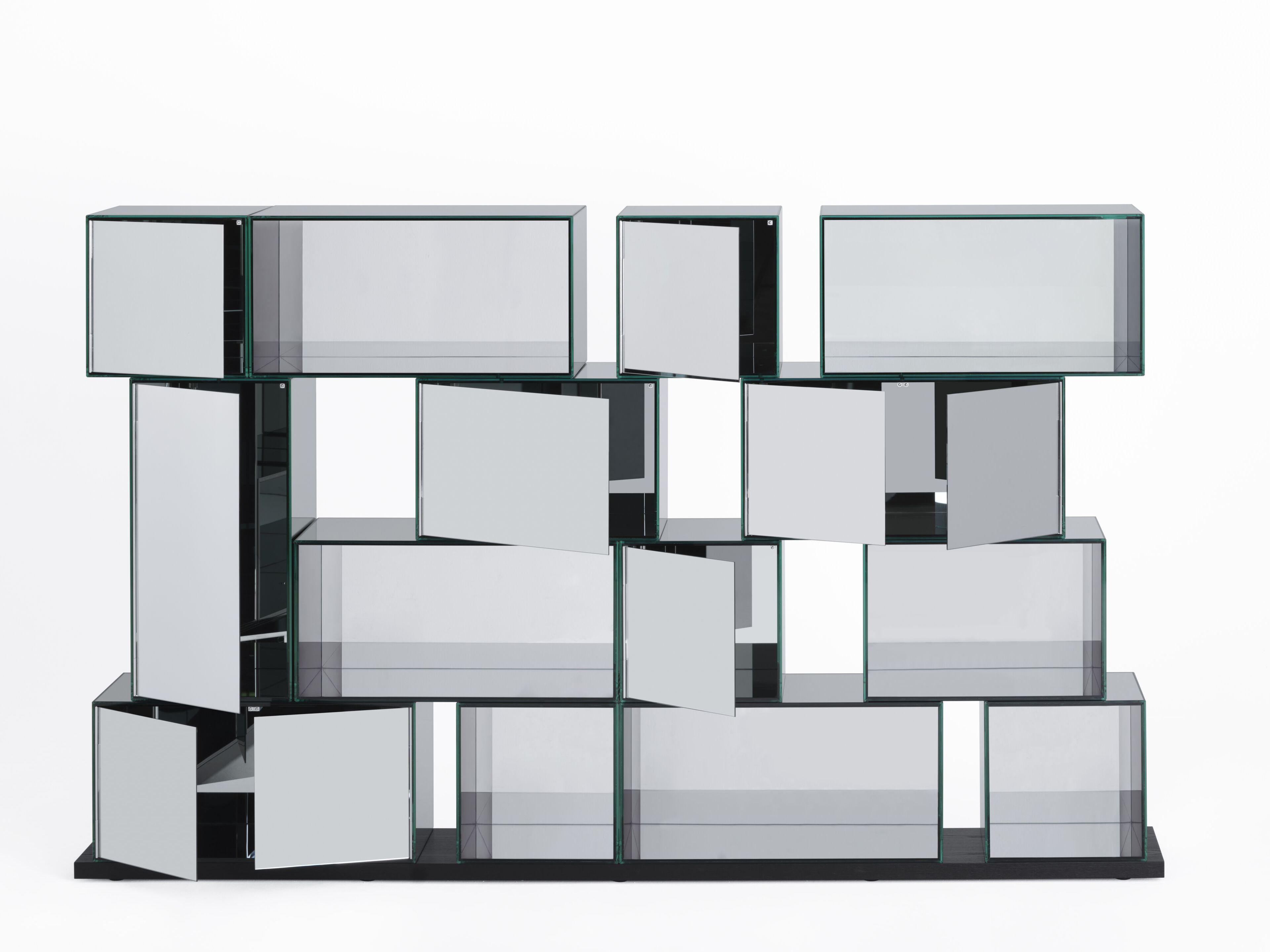 Модульный Хрустальный книжный шкаф Glas Italia Quantum ARCH-00022748