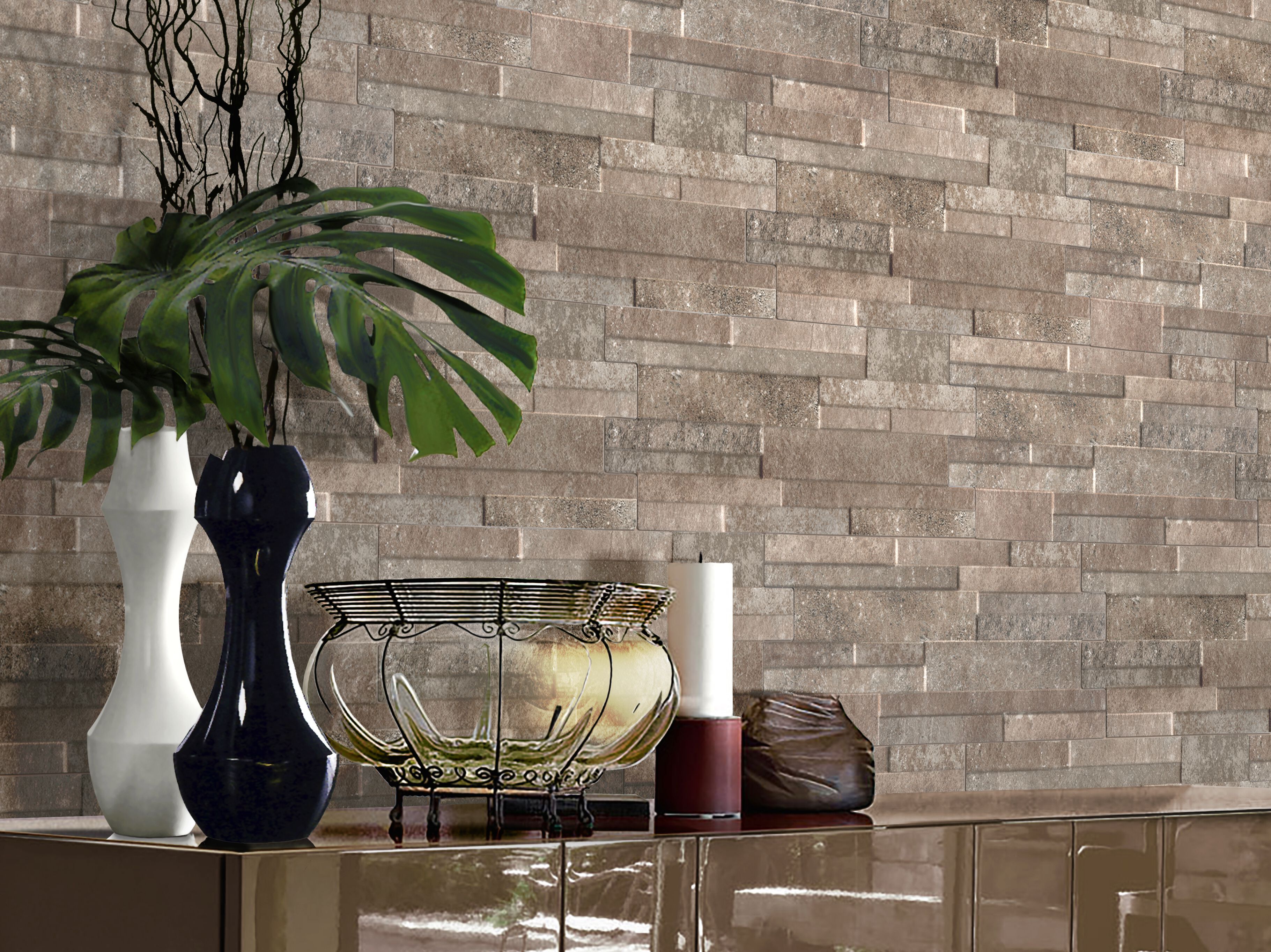 Керамогранит с эффектом камня KERADOM QUARZO ARCH-00146857