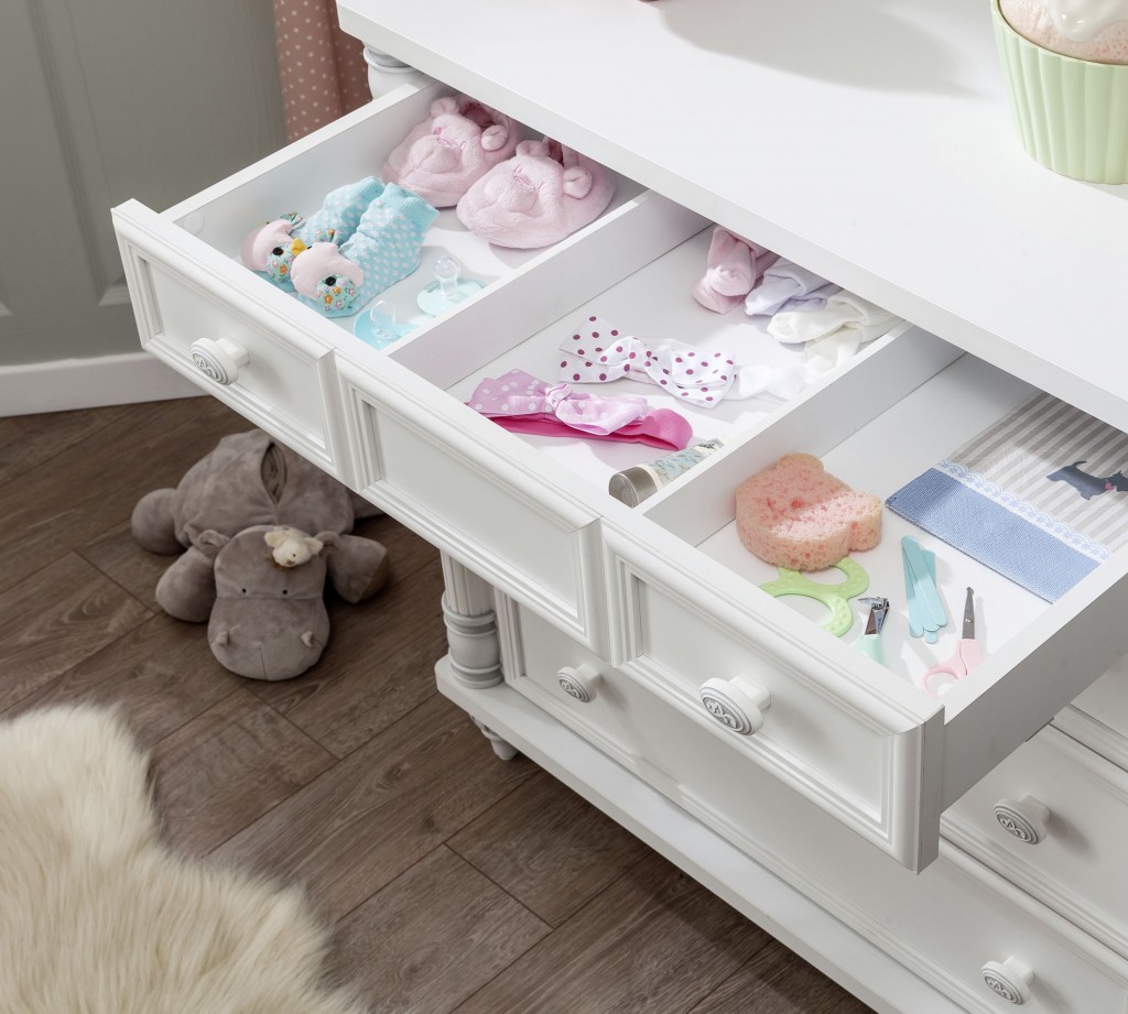 Комод белый с 4 ящиками Romantic CILEK ROMANTIC 00-3832252 Белый Santreyd - Вид №4