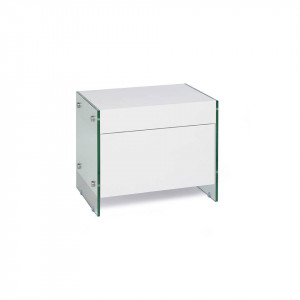 033216 Прикроватная тумбочка белая Angel Cerda Caracter