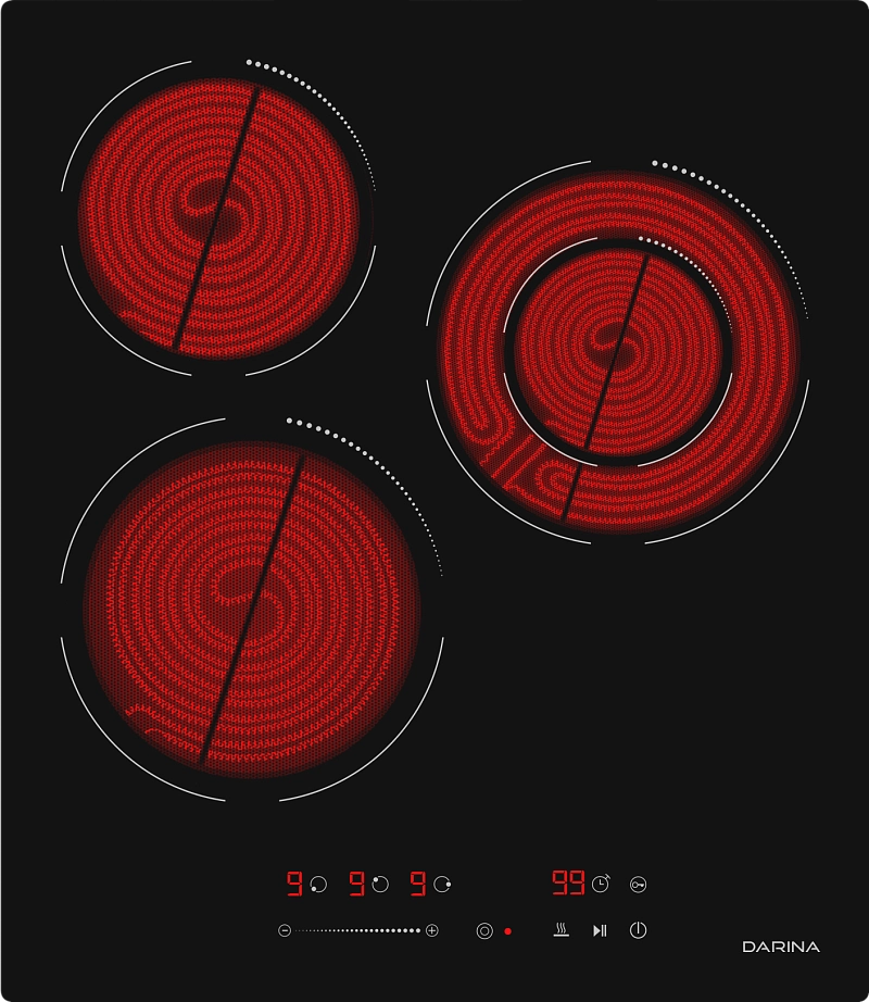 9114658 Электрическая варочная поверхность Darina 6Р Е3324 B STDN-0071411 - Вид №3