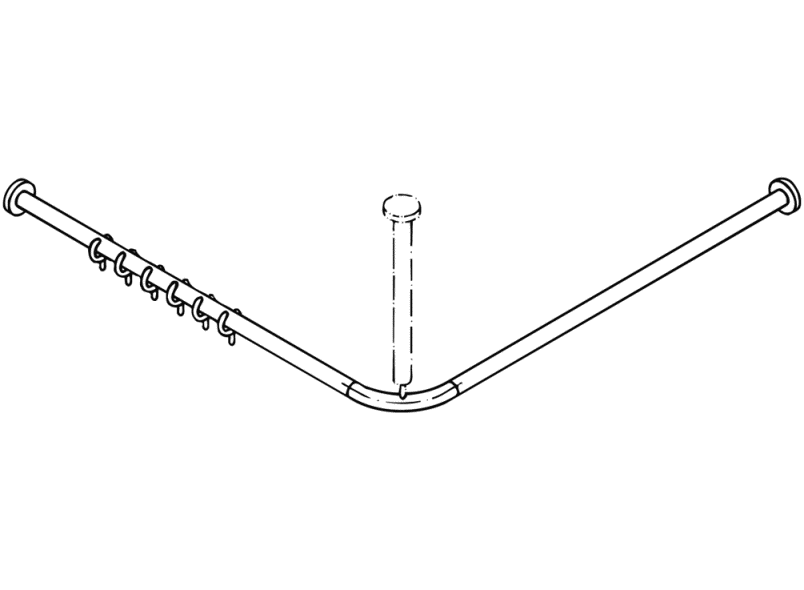 801.34B130 Карниз HEWI Edition matt | Polyamid  - Вид №6