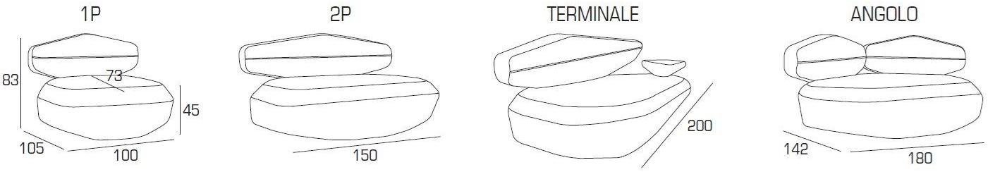 Adrenalina Модульный тканевый диван Big sofa sun-id-1390284 - Вид №6