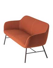 Myra 679 Диван с мягким сиденьем и спинкой, стальной каркас, 4 ножки. Et al. Myra