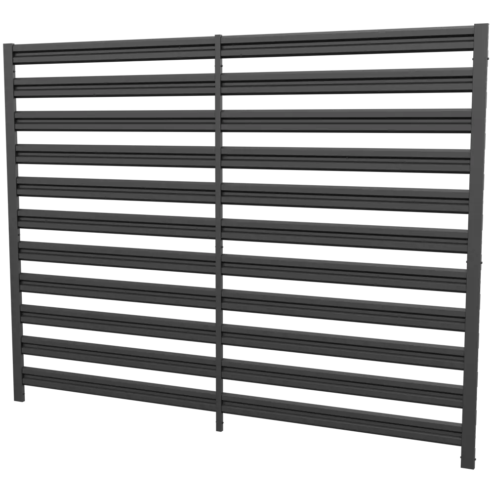 Еврожалюзи Горизонт 2.5x2 м RAL 7024 графит 88698255 STLM-2097762 Santreyd 