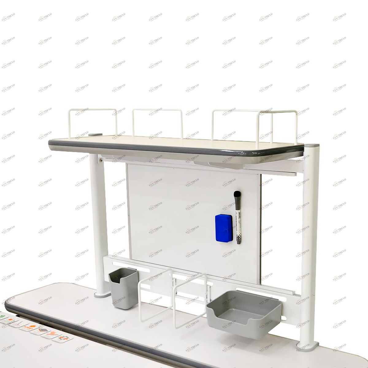 Книжная полка BD-P17 белый дуб MEALUX  336247 Белый Santreyd 