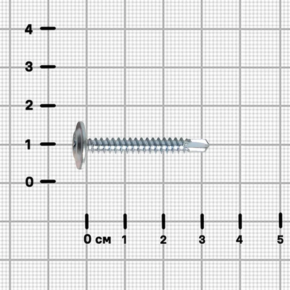 Саморезы по металлу DILWIS с пресс-шайбой 4.2×32 мм (180 шт) 89386338 STLM-1567348 - Вид №2