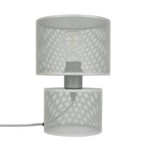 Лампа настольная Grid, серая