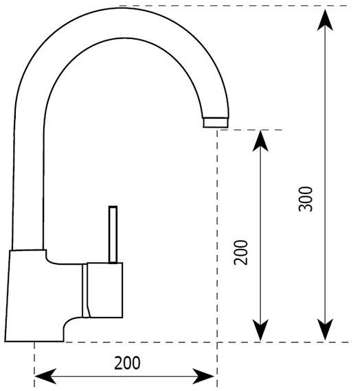 Paini Cox Edimburgo 78CR572DFIXEPR2KM смеситель для кухни  - Вид №2