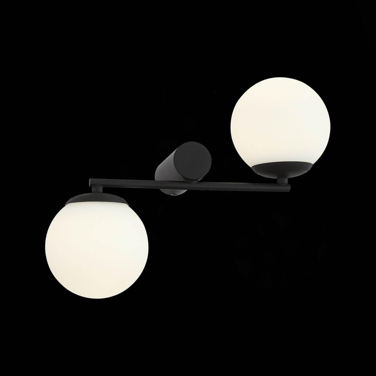 Бра светодиодное на 2 лампы белое Donolo SL395.401.02 ST LUCE DONOLO 00-3931705 Белый;черный  - Вид №1