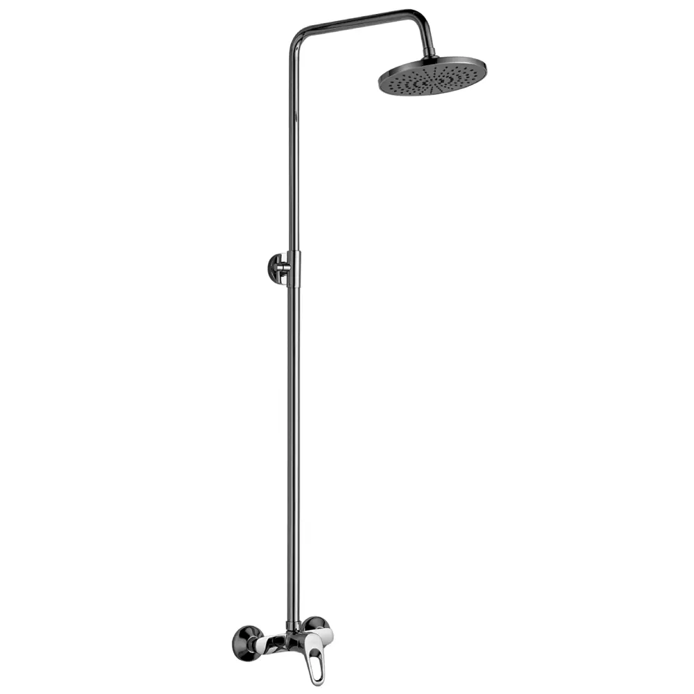 Верхний душ со смесителем Rossinka Silvermix LRB35-44 тропический дождь STLM-2123048