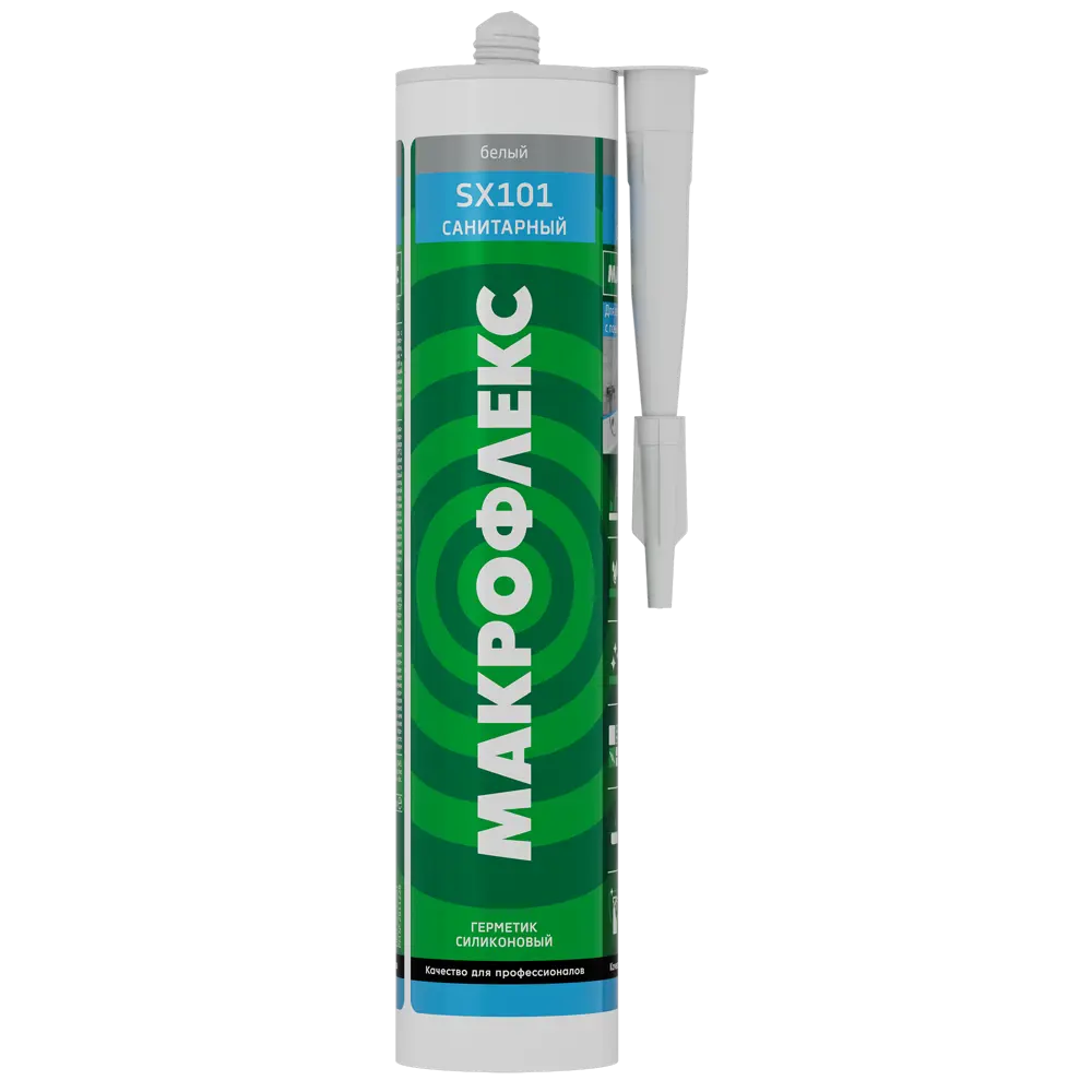 Санитарный герметик Makroflex для ванной и кухни - надежная защита от влаги 83625421 МАКРОФЛЕКС STLM-0042944