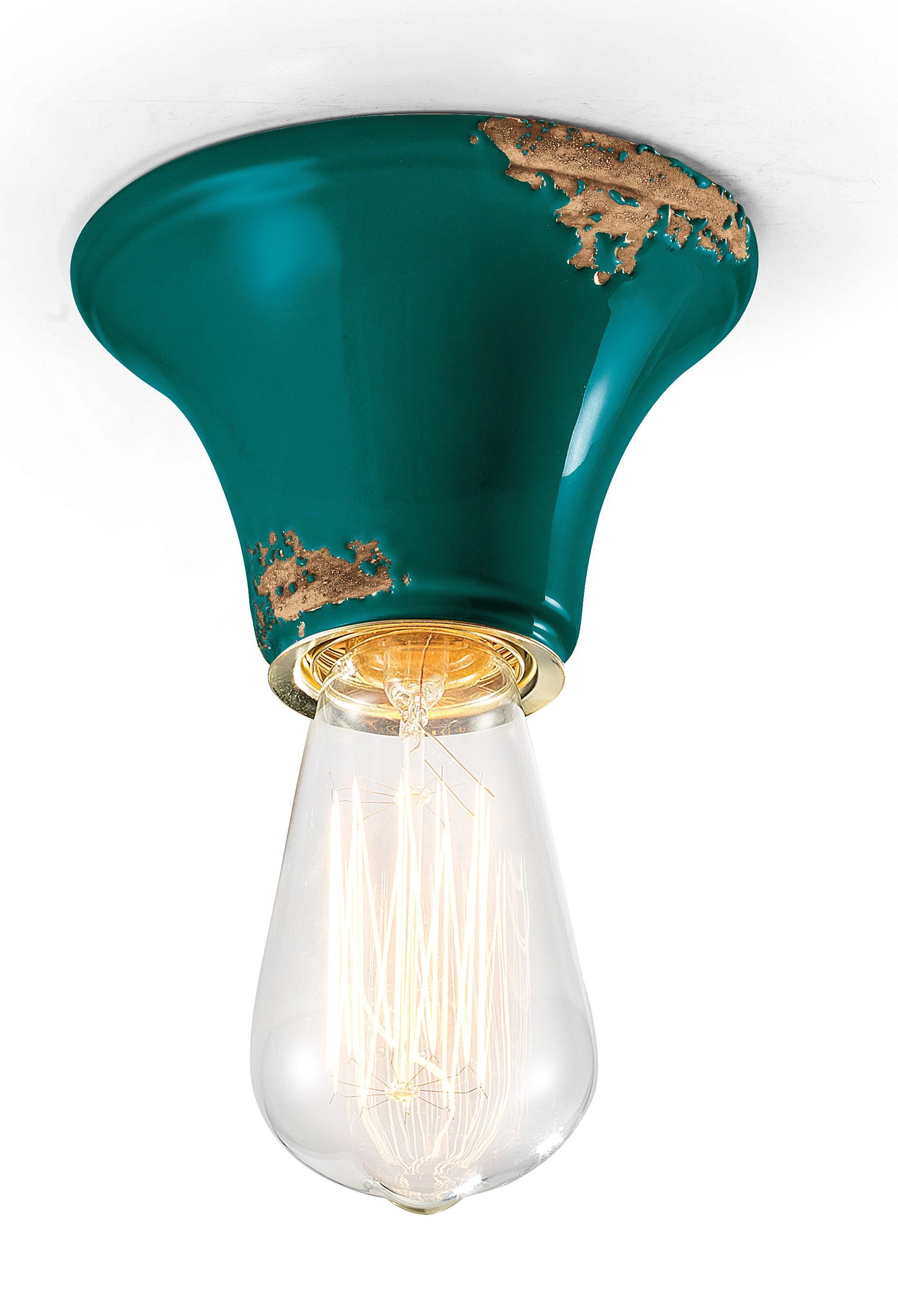 Круглый керамический потолочный светильник FERROLUCE Винтаж ARCH-00030912 - Вид №22