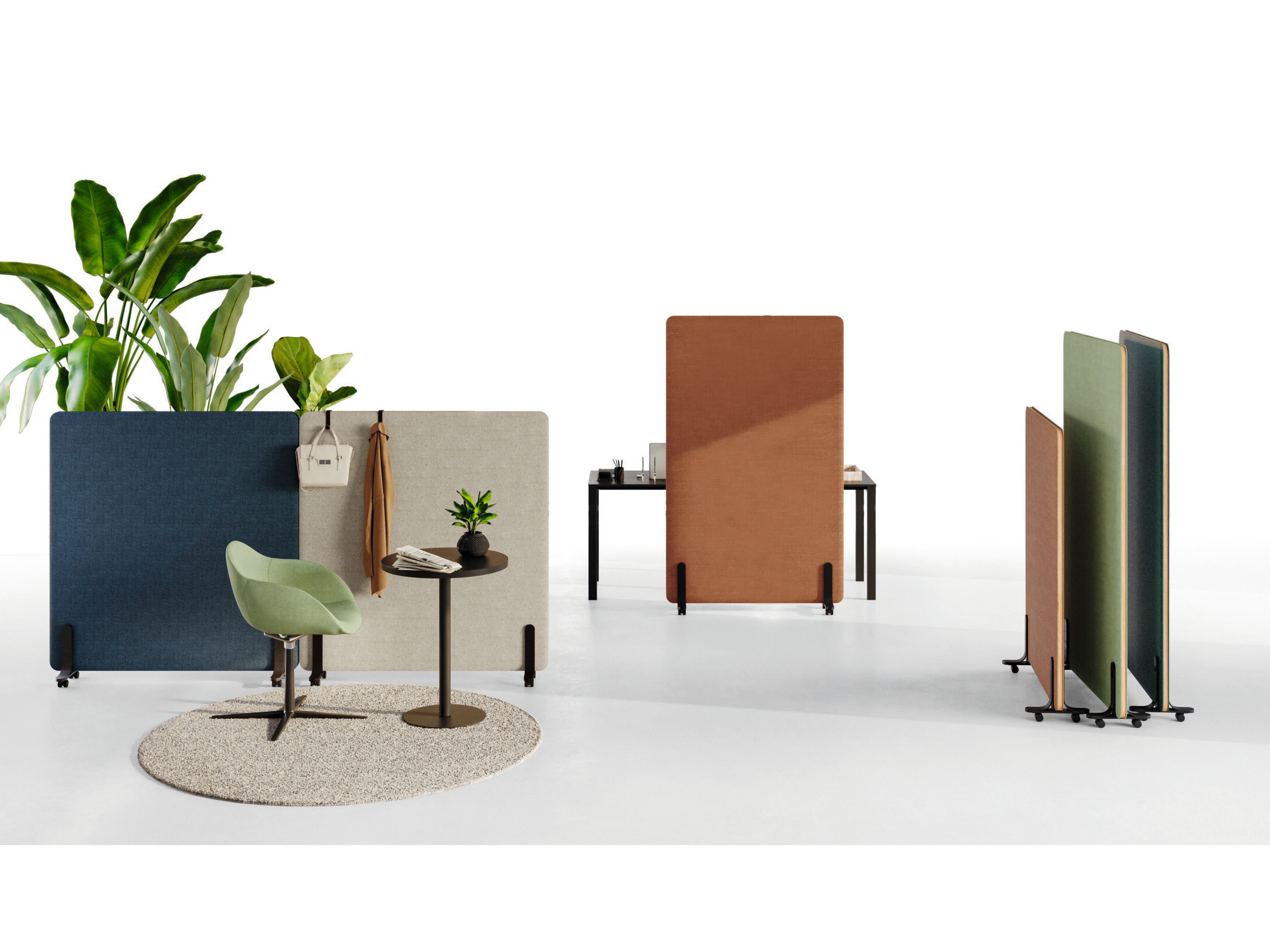 Ткань мобильный офис перегородка на колесах Martex ядро ARCH-00103478