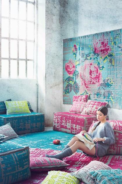 GAN Цветочный ковер из шерсти Canevas sun-id-1499671 - Вид №4