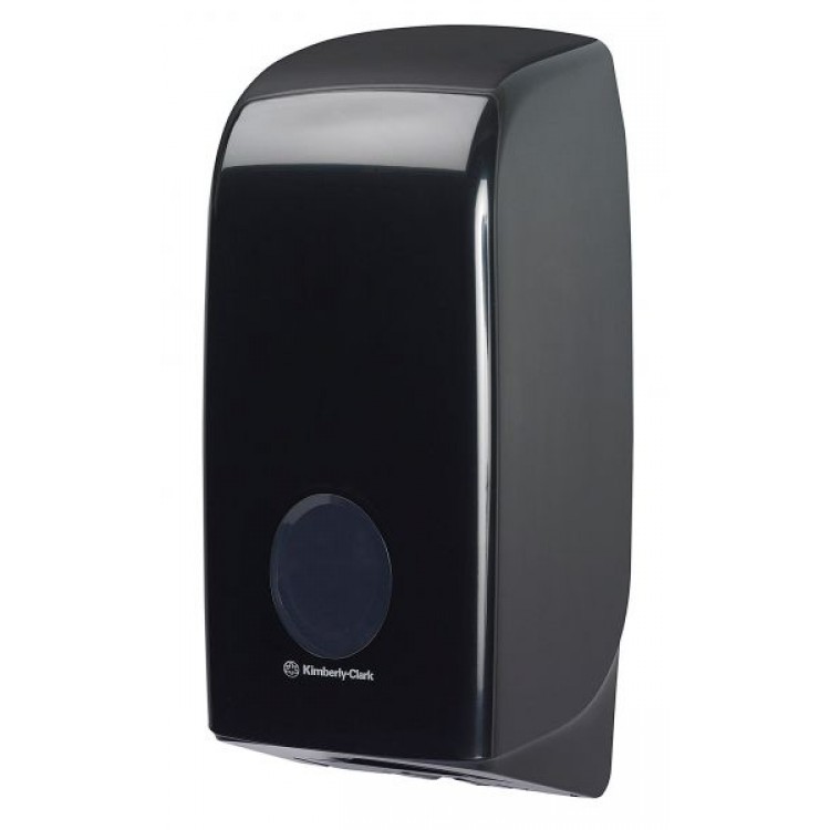7172 Kimberly Clark Диспенсер для листовой туалетной бумаги из пластика чёрный Kimberly Clark Professional Aquarius 7172 черный  - Вид №3