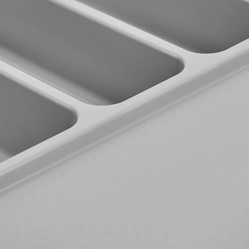 Лоток для столовых приборов Delinia 48.6x4.5x32.6 см пластик цвет серый STLM-2146141 - Вид №3
