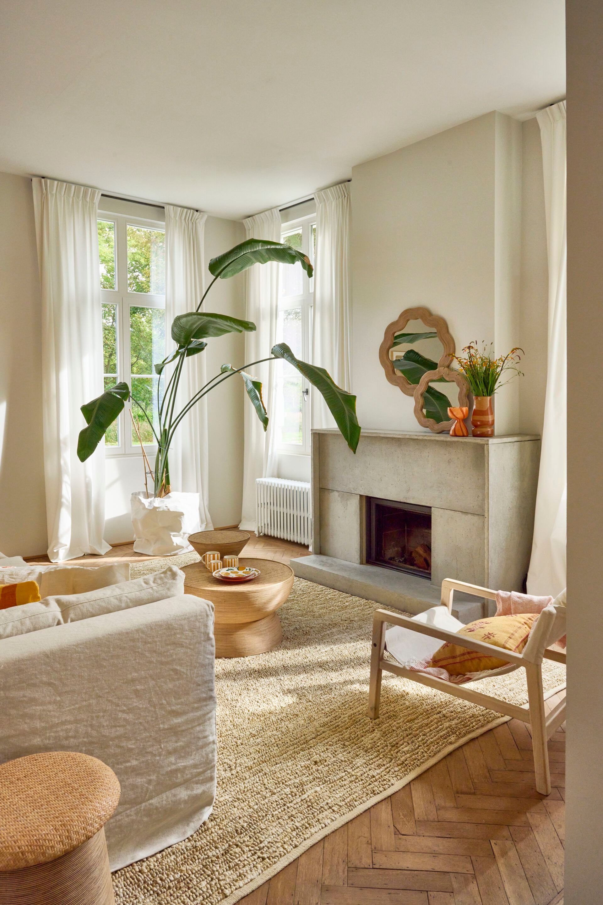 Круглый бамбуковый журнальный столик POMAX Tambou ARCH-00109456 - Вид №5