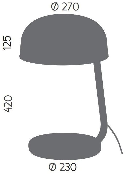 Aromas del Campo Настольная лампа из металла с фиксированным кронштейном  S1188  - Вид №3