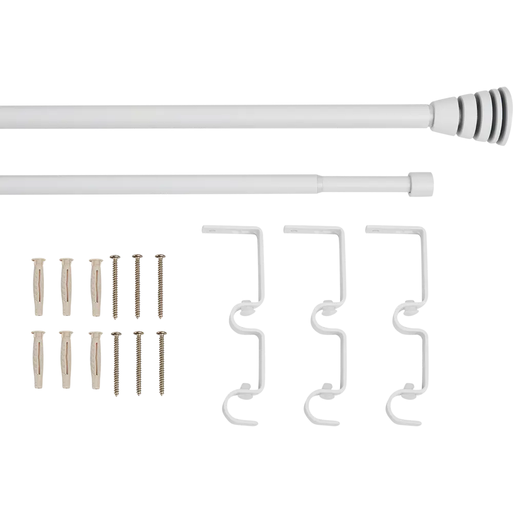 INSPIRE Двухрядный карниз Трапеция для портьер и тюля 160-300 см 84407341 STLM-0049495 - Вид №1