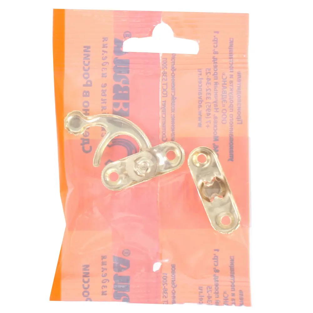 Замок курковой для шкатулок 32х28 мм, цвет золото ЛЕВША STLM-2167101 - Вид №3