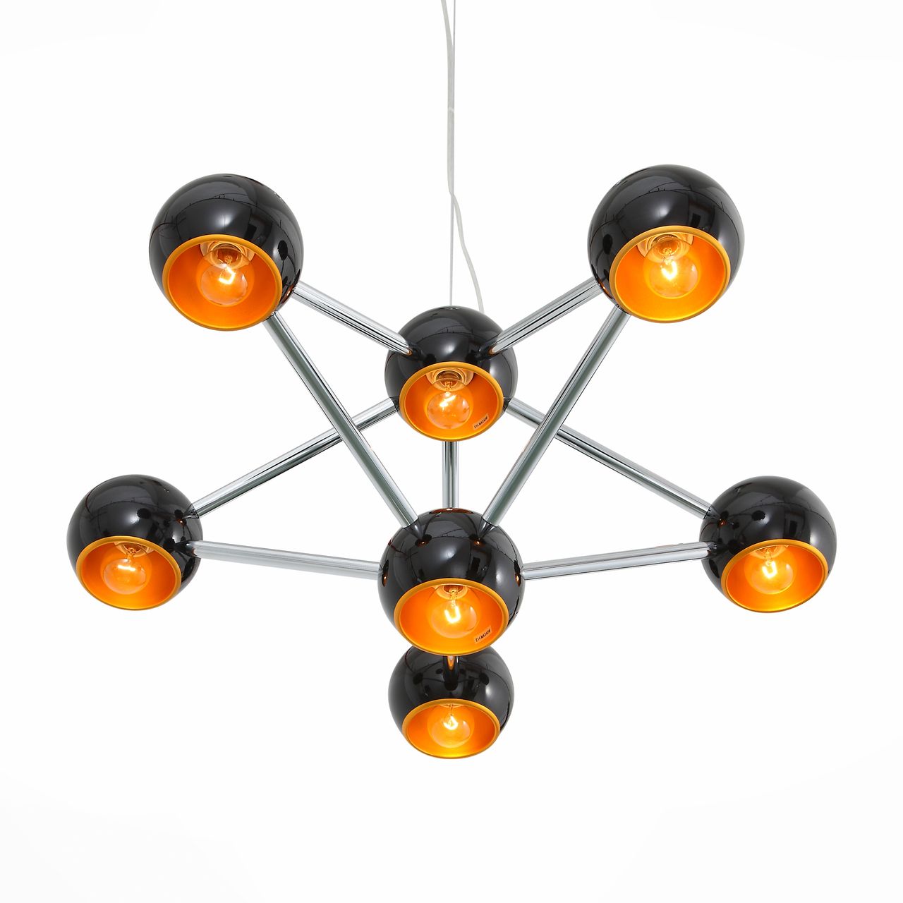 Подвесная люстра ST Luce Rottura SL853.403.07 ST LUCE ДИЗАЙНЕРСКИЕ, ROTTURA BLACK 108467 Черный  - Вид №2