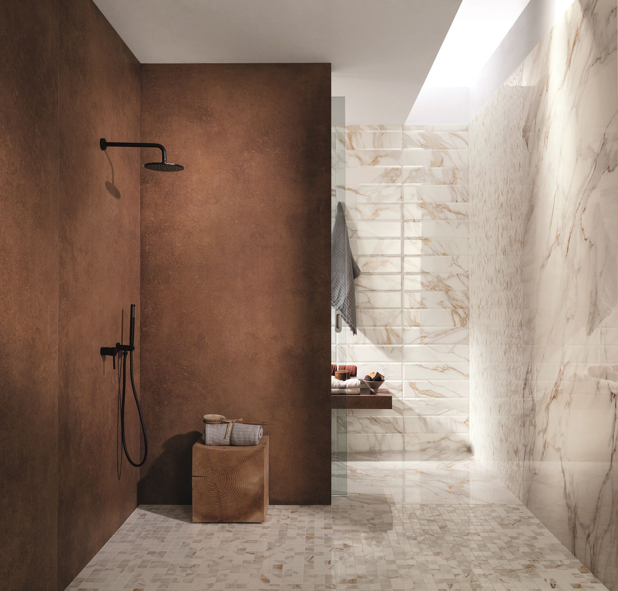 Пол / керамогранит с мраморным эффектом FAP ceramiche Roma Gold ARCH-00044009 - Вид №67