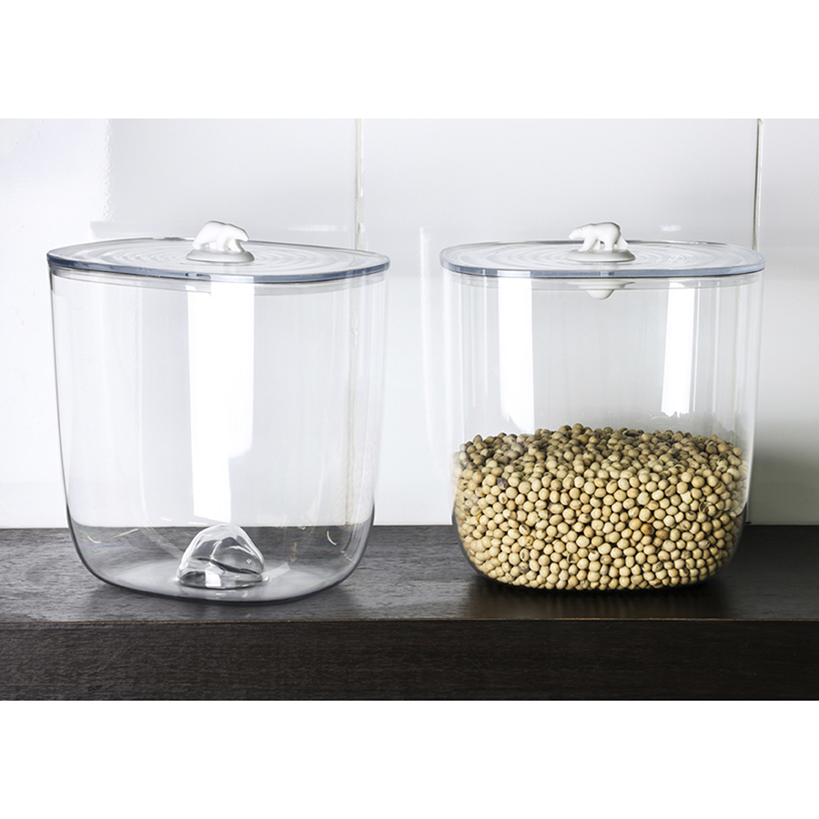 QL10332-CL-WH Контейнер для хранения polar bear ocean 3,5 л Qualy  - Вид №1