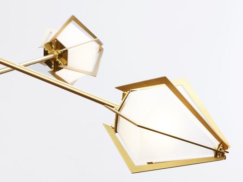 GABRIEL SCOTT Светодиодный подвесной светильник из стали и стекла с диммером Harlow sun-id-1373764 - Вид №4