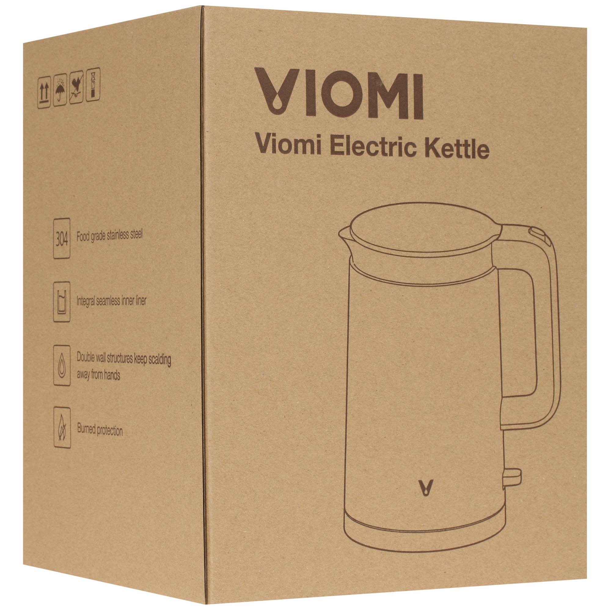 1664000 Электрочайник Viomi Mechanical Kettle V-MK152B черный STDN-0119881 - Вид №5