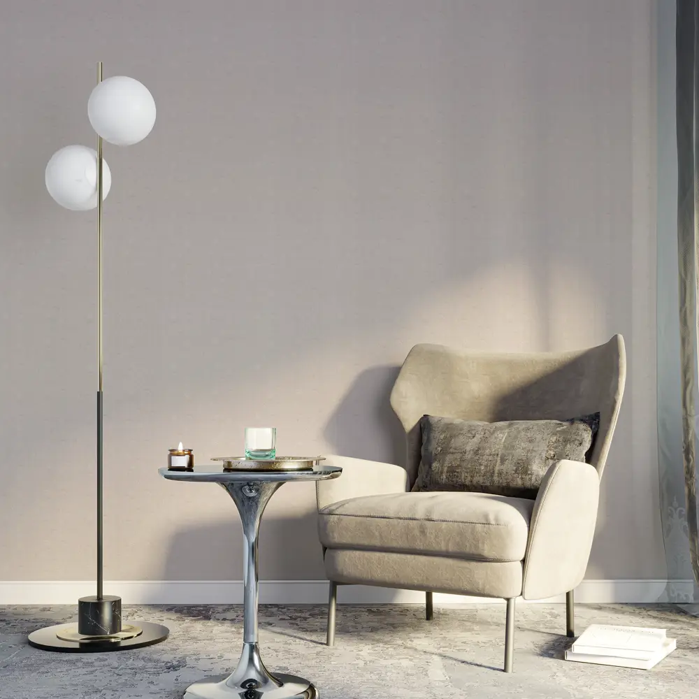 Обои флизелиновые Palitra Planet Nicole бежевые 1.06 м PP72569-23 STLM-2063540 - Вид №4