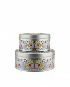 Набор из 2 ящиков для хранения жести Alessi Garybaldi