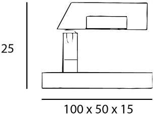 TEKNI-LED Регулируемая светодиодная настольная лампа из металла Power sun-id-1496264 - Вид №3