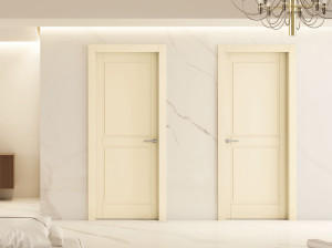 Пантографическая деревянная дверь