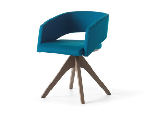 Тканевое вращающееся кресло