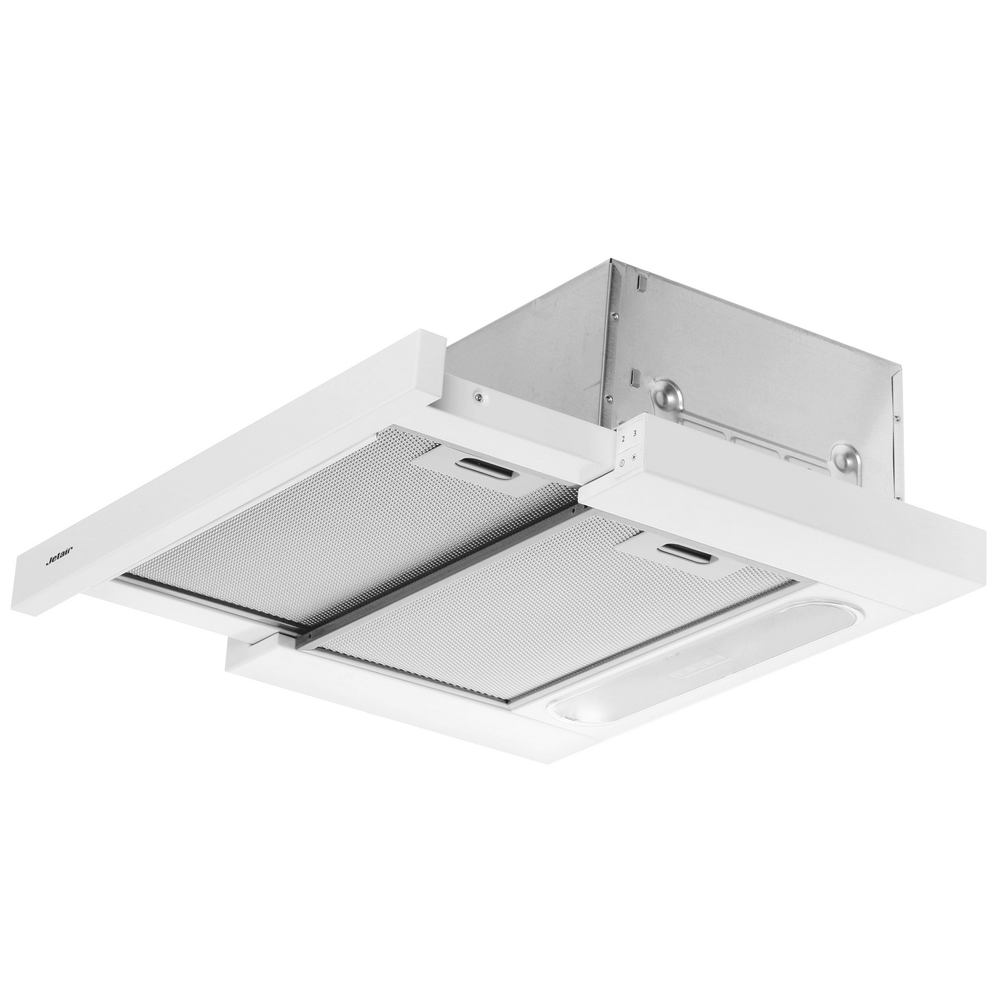 1106499 Вытяжка телескопическая Jetair AURORA LX/WH/F/50 серый/белый STDN-0027902 - Вид №2